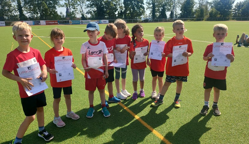 Team U8 Rote Teufel Urkunden Wölfersheim