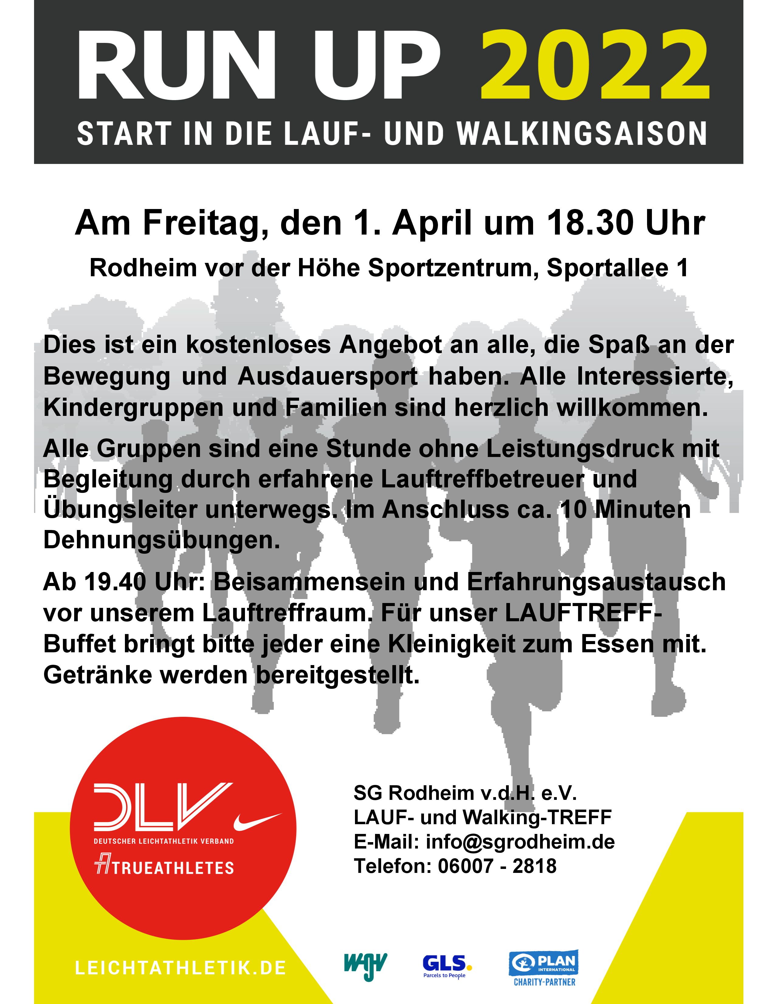 SG Rodheim RUN UP Plakat 2022