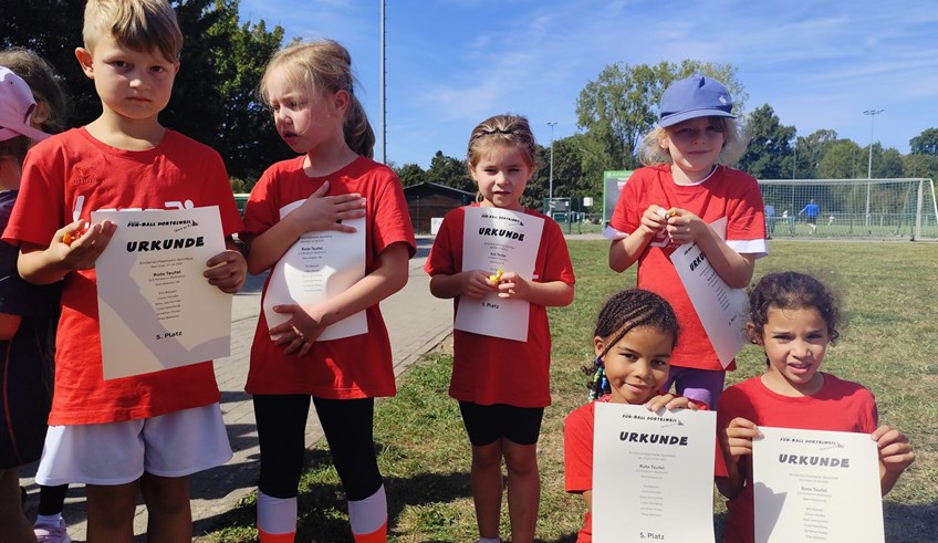 Team U8 Rote Teufel Urkunden